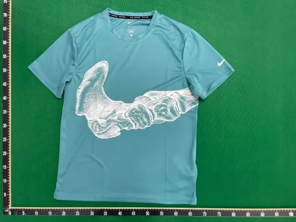 Nike Dri-FIT Graphic Tee Teal T-Shirts - 1