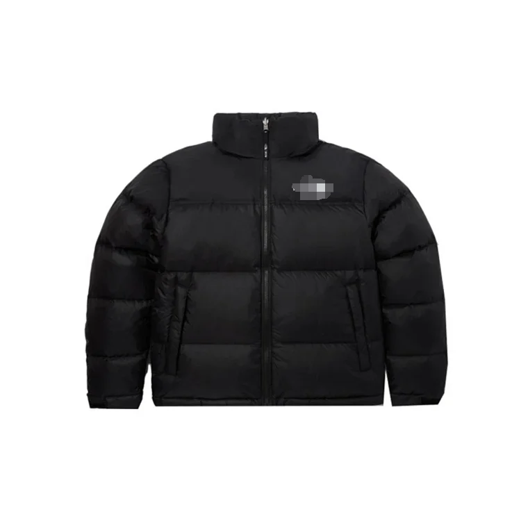 North Face North Down Jacket THE 1996 Series Solid Color Casual Sports Stand up Collar with Storage Hooded Down Jacket Winter Couple's Black Classic NJ1DP75A