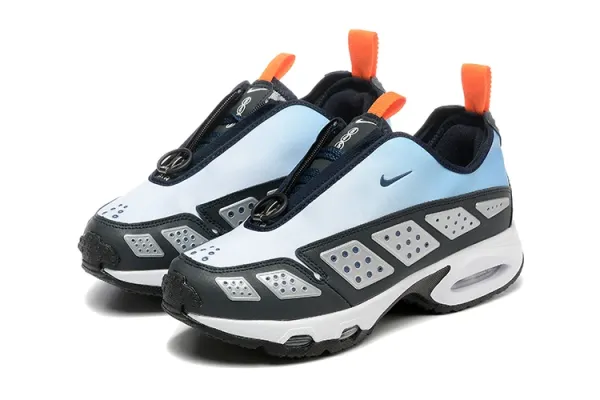 Nike Zoom Spiridon Cage 3 Light Blue / Black / Orange Sneakers - 1