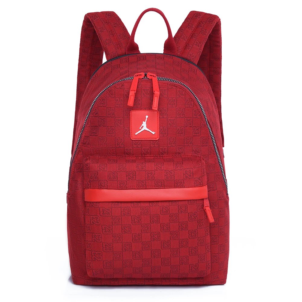 Air Jordan Monogram Print Red Backpack
