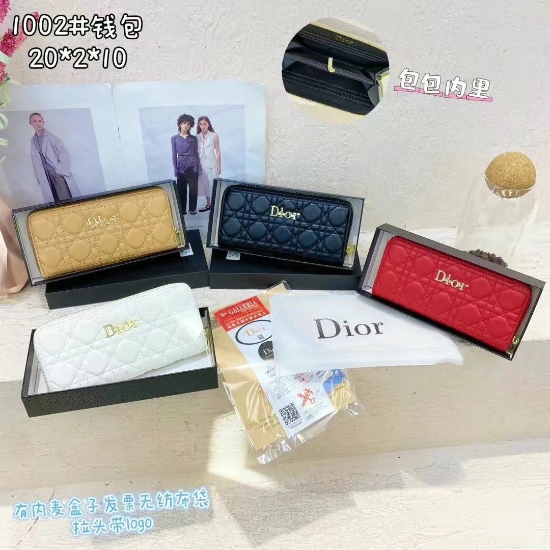Dior Wallet Black Qu