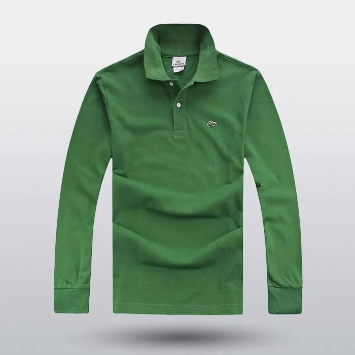 Lacoste Classic Long-Sleeve Polo Navy - 11