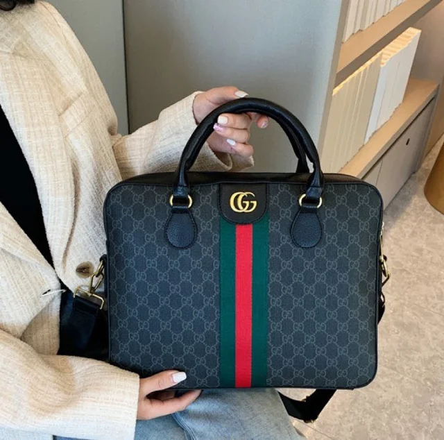 Gucci Handbags GG monogram horsebit flap handbag product detail image 3