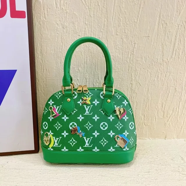 Louis Vuitton Crossbody Bags Monogram and check-pattern bag styles with chain adjustable straps product detail image 5