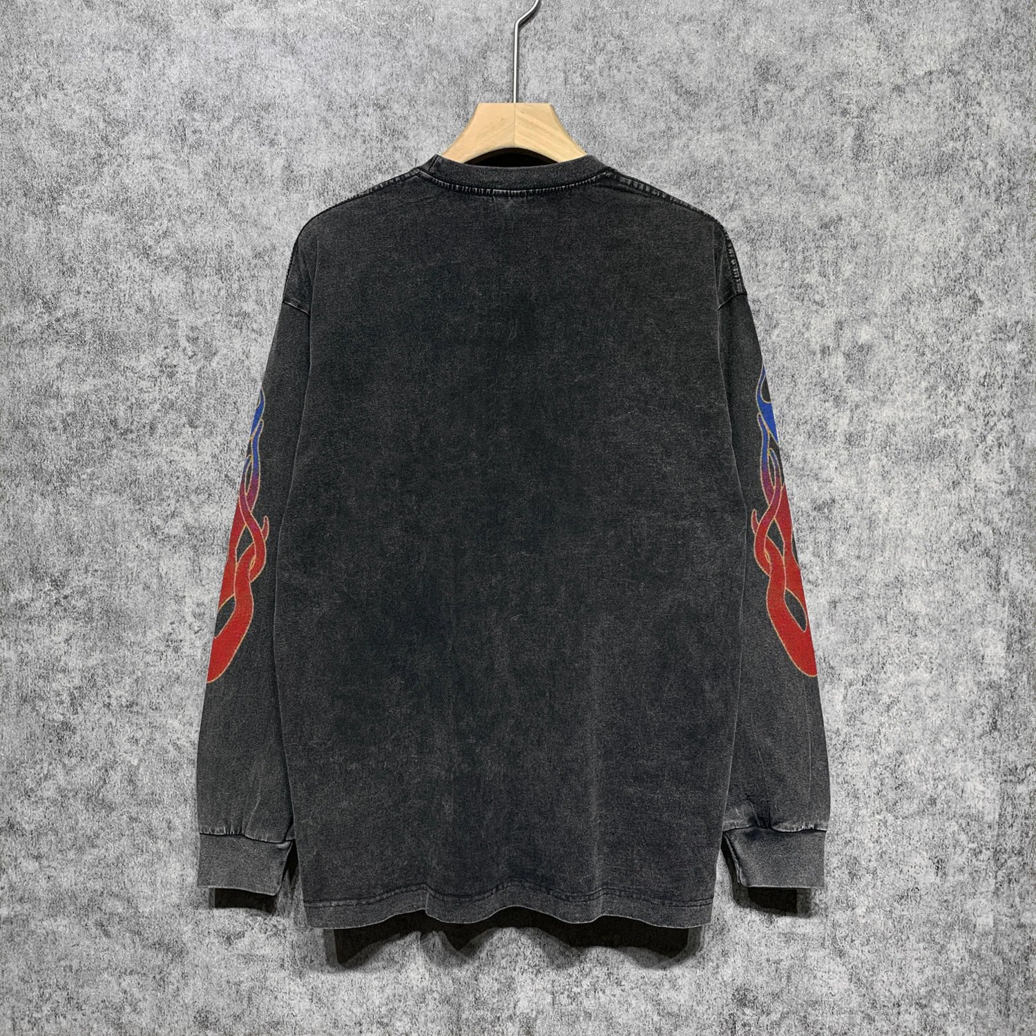 Rhude Desert Racing Long Sleeve T-Shirt Black - 5