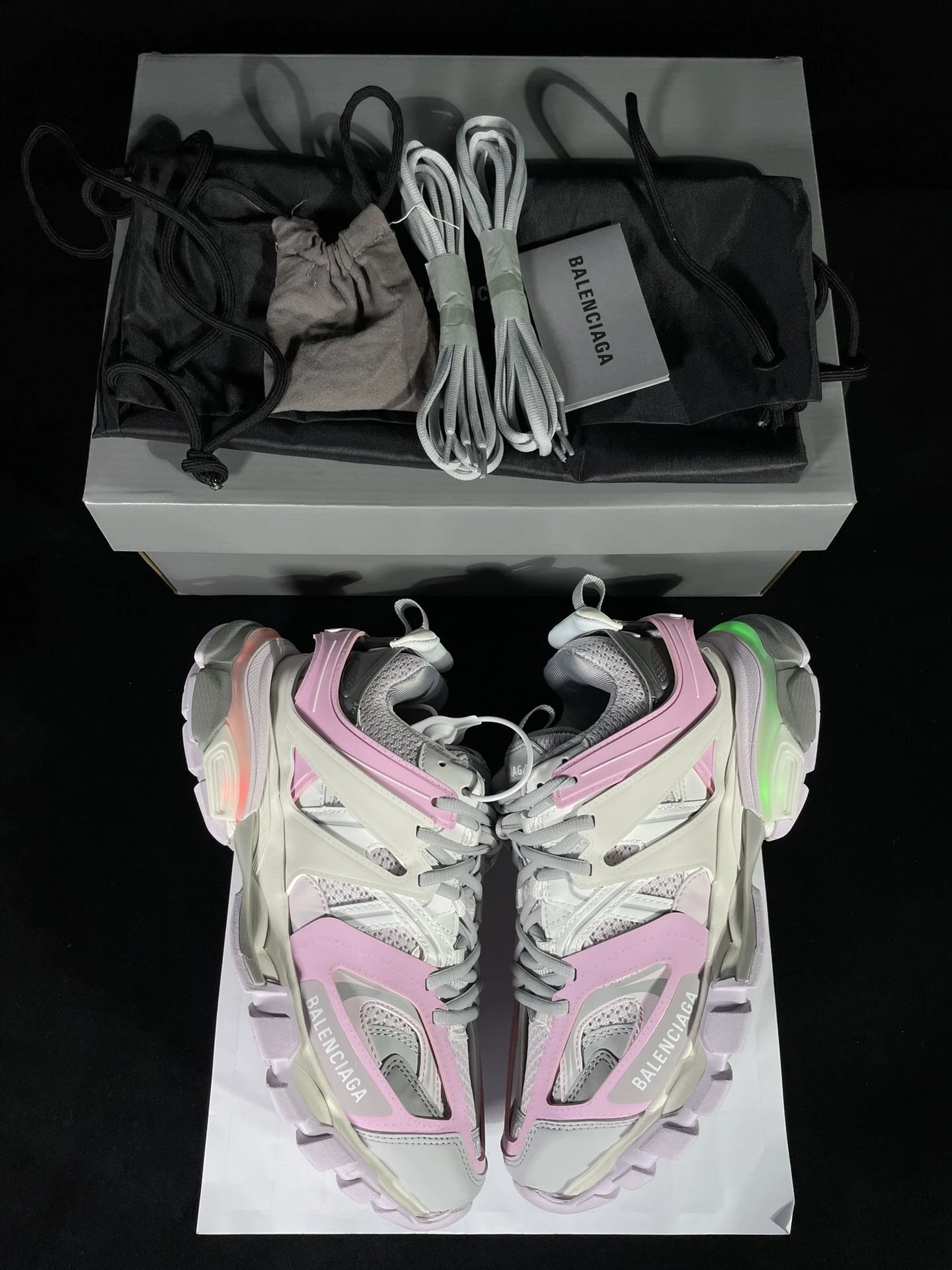 white pink