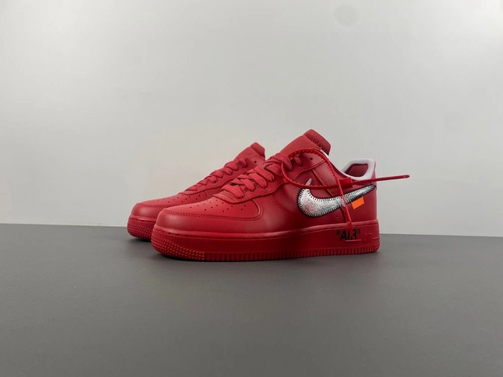 Nike x Off-White Air Force 1 Low Volt Green Sneakers - 8