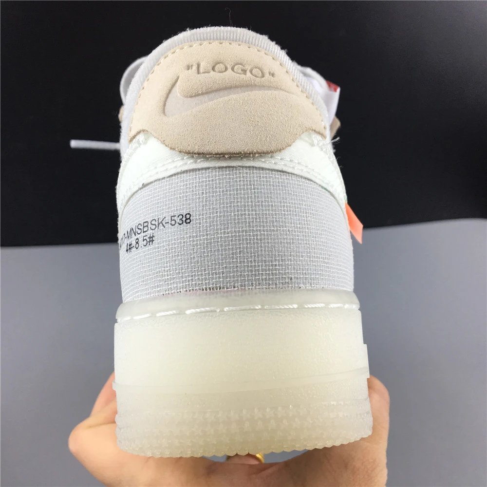 Nike x Off-White Air Force 1 Low Volt Green Sneakers - 12