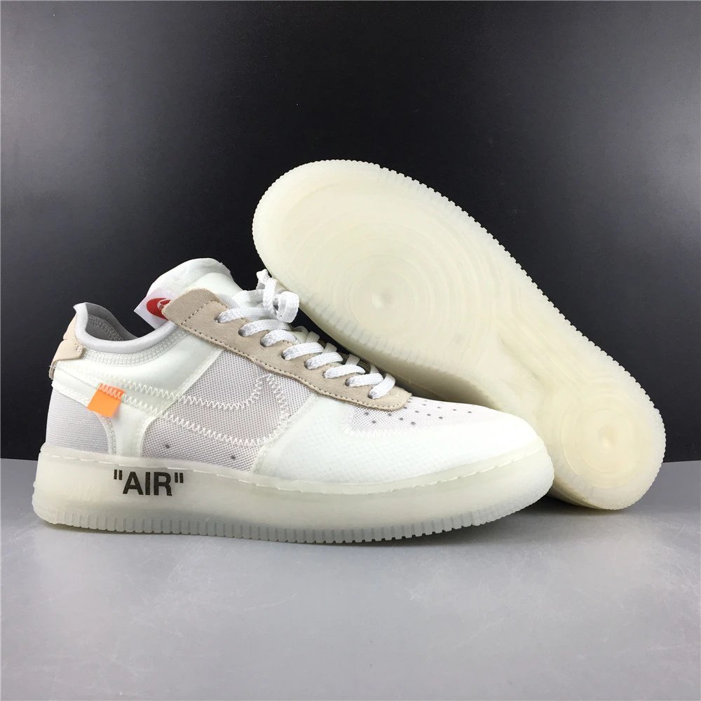 Nike x Off-White Air Force 1 Low Volt Green Sneakers - 11