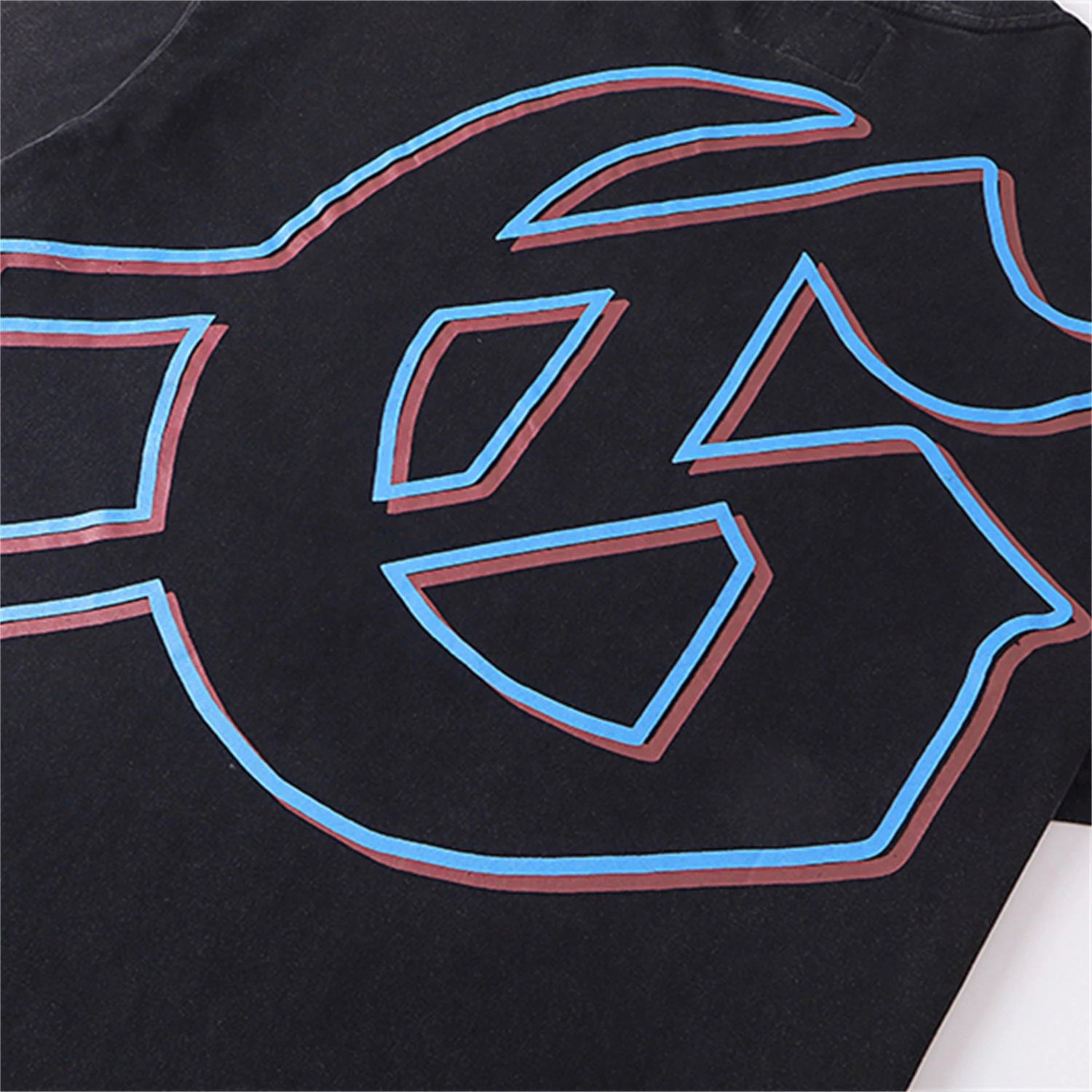 GRA Goldspeed Helicopter Print Black T-Shirt - 5
