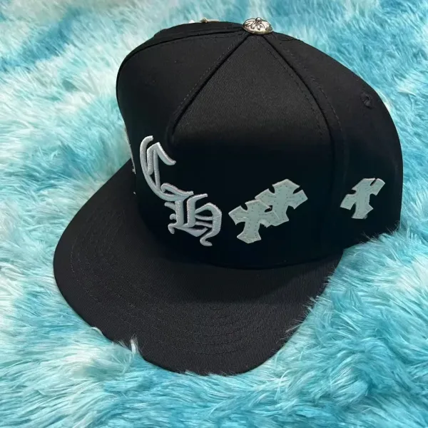 Chrome Hearts Cross Logo Snapback Cap Green - 7