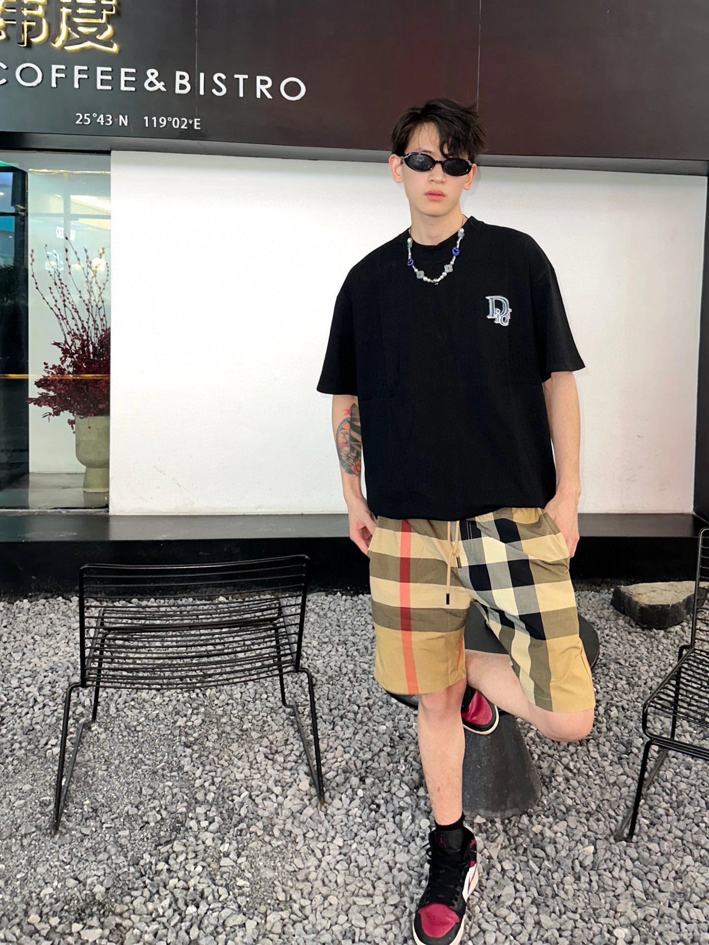 Classic Striped Plaid Shorts