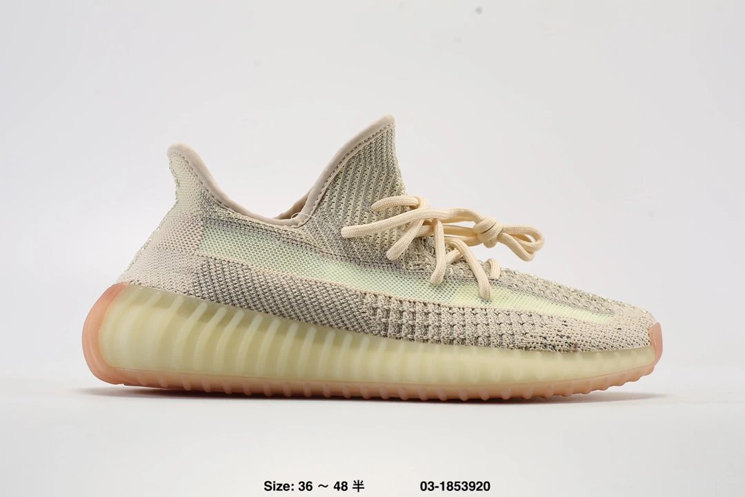 Yeezy Boost 350 V2 Beige Ice Primeknit Casual Sneakers