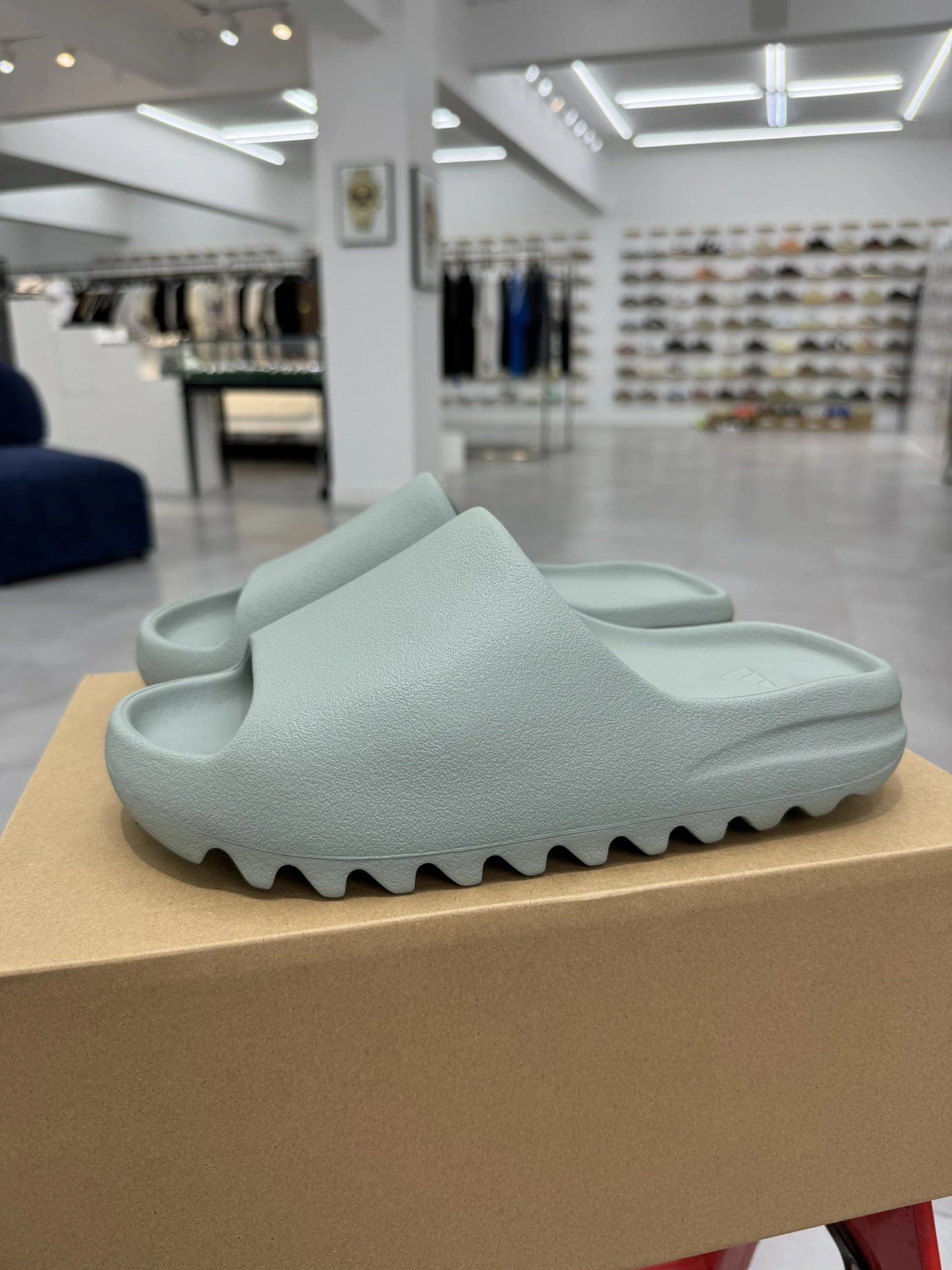 Yeezy Light Mint EVA Platform Slide Sandals Unisex
