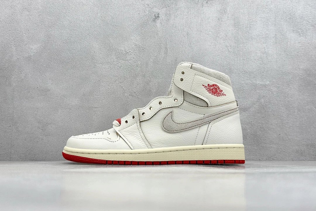 Air Jordan Off-White Red High Top Basketball Sneakers
