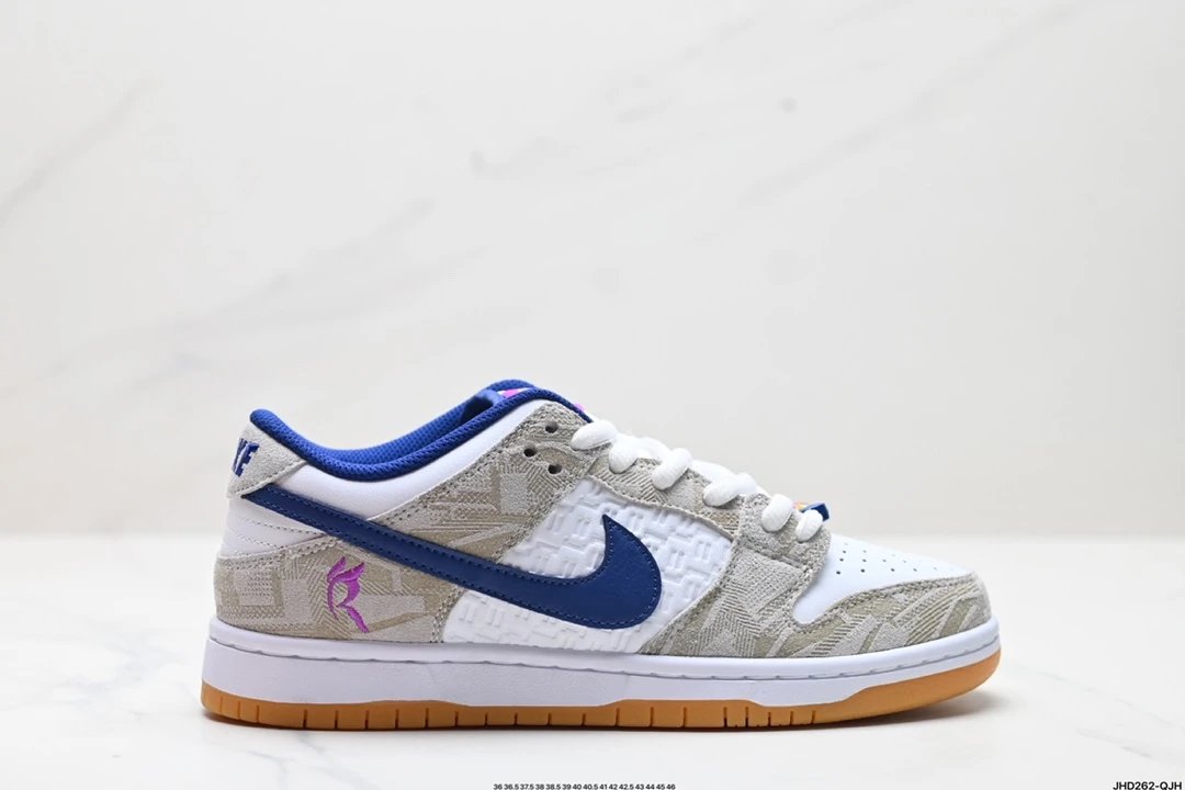 Nike Dunk Low Gray White Blue Shoes