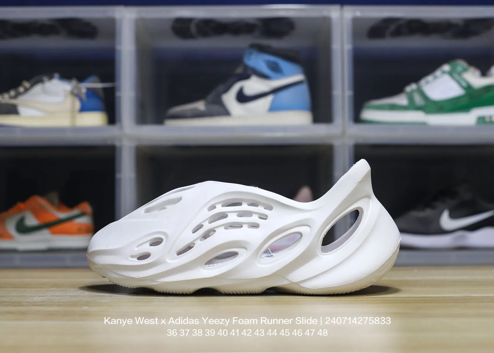 Yeezy White Foam Runner EVA Slip-On Clogs