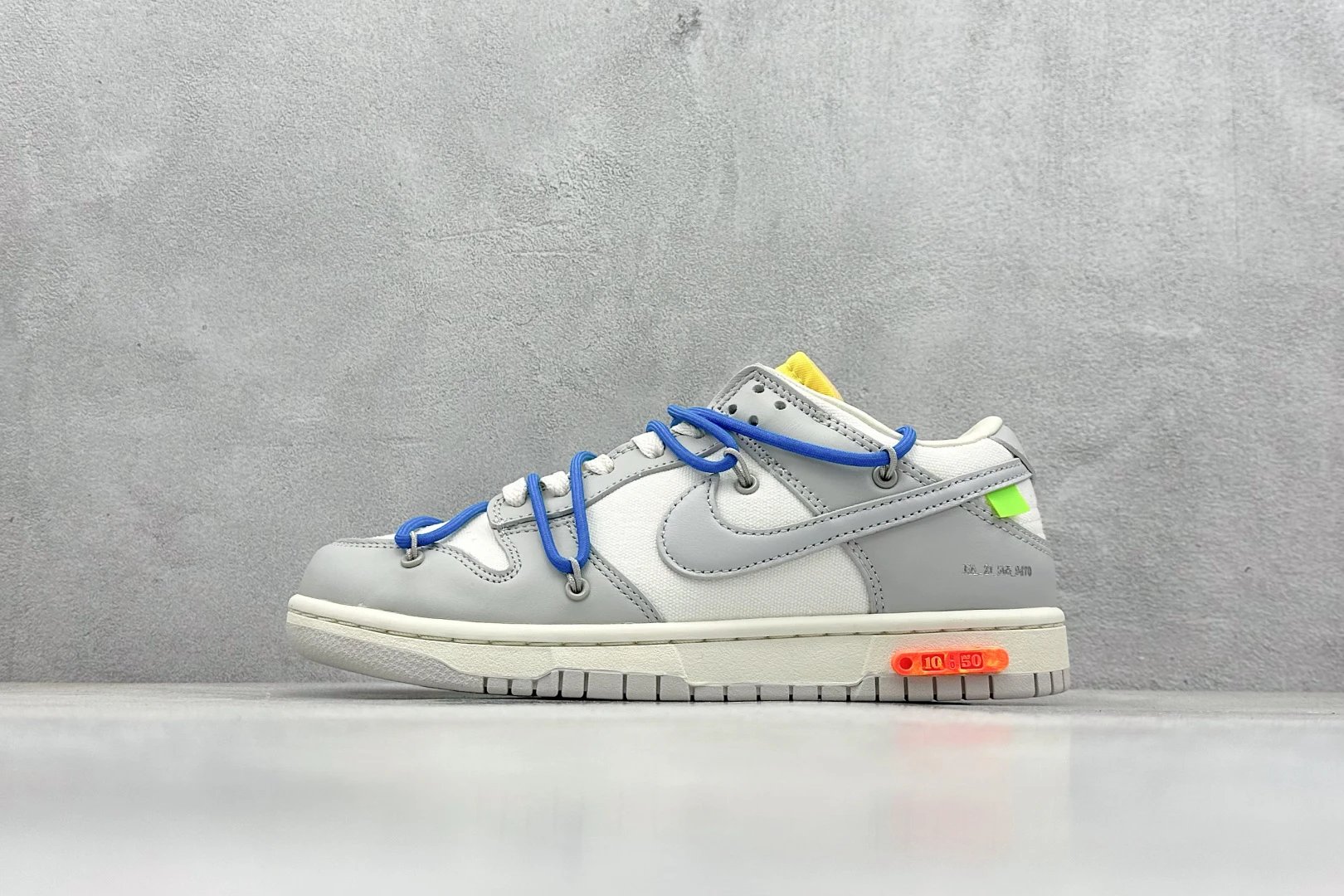 Nike Dunk Low Grey White Blue Orange Sneakers