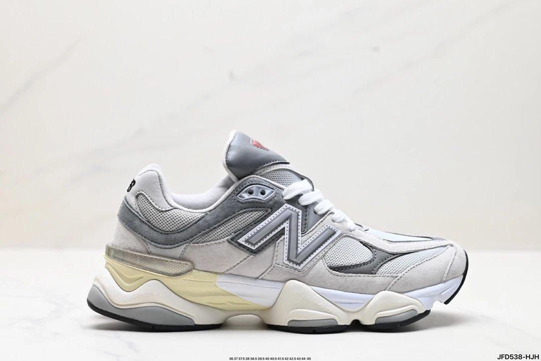 New Balance 9060 Grey White Retro Sneakers