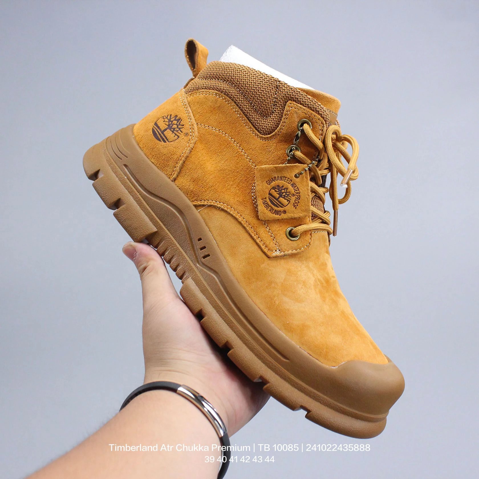 Timberland Yellow Waterproof Nubuck Work Boots
