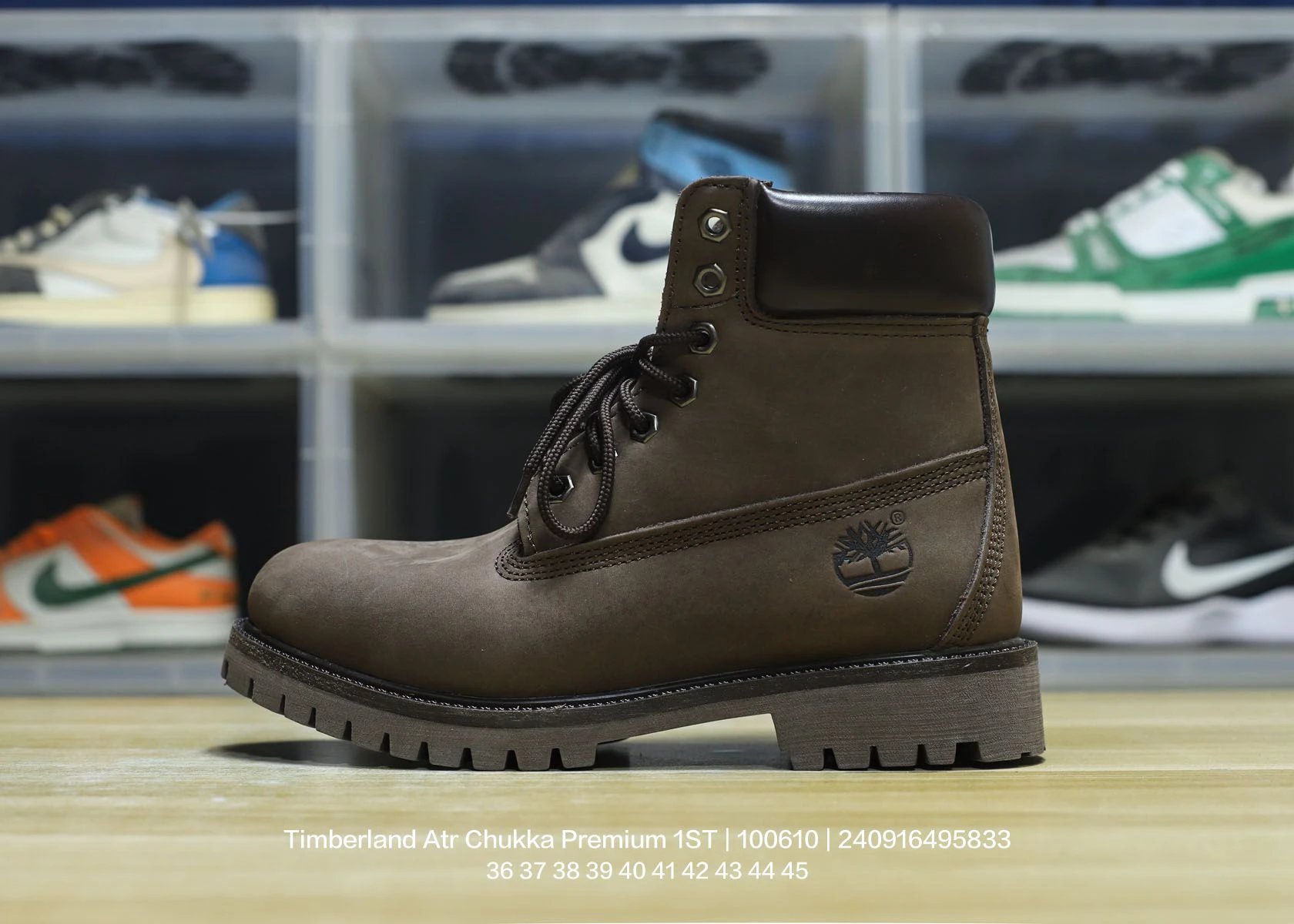 Timberland Classic Brown Leather Waterproof Work Boots