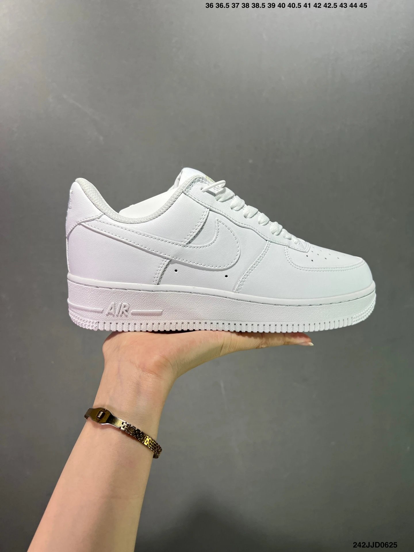Nike Air Force 1 Classic White Leather Low Sneakers