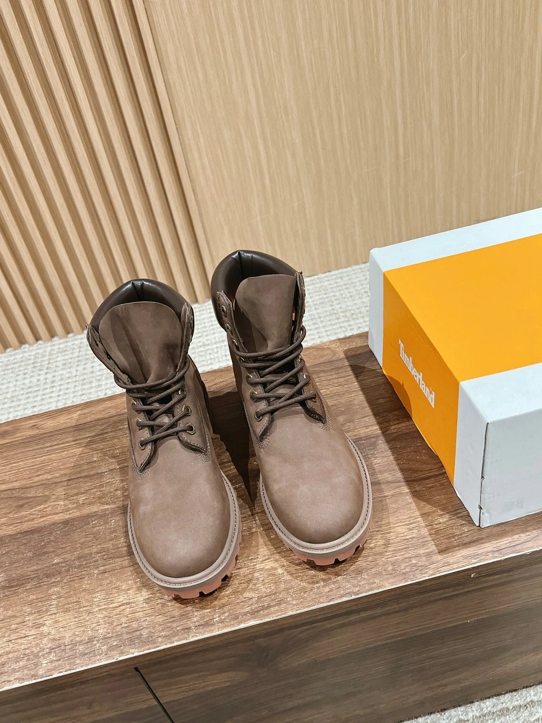 Timberland Classic Brown Waterproof Leather Work Boots