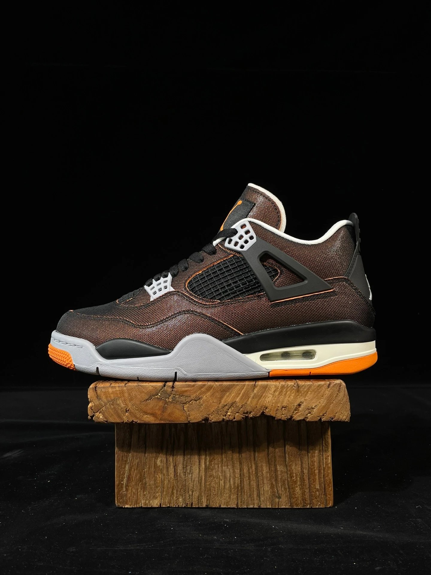 Air Jordan Retro Brown Orange Unisex Streetwear Sneakers