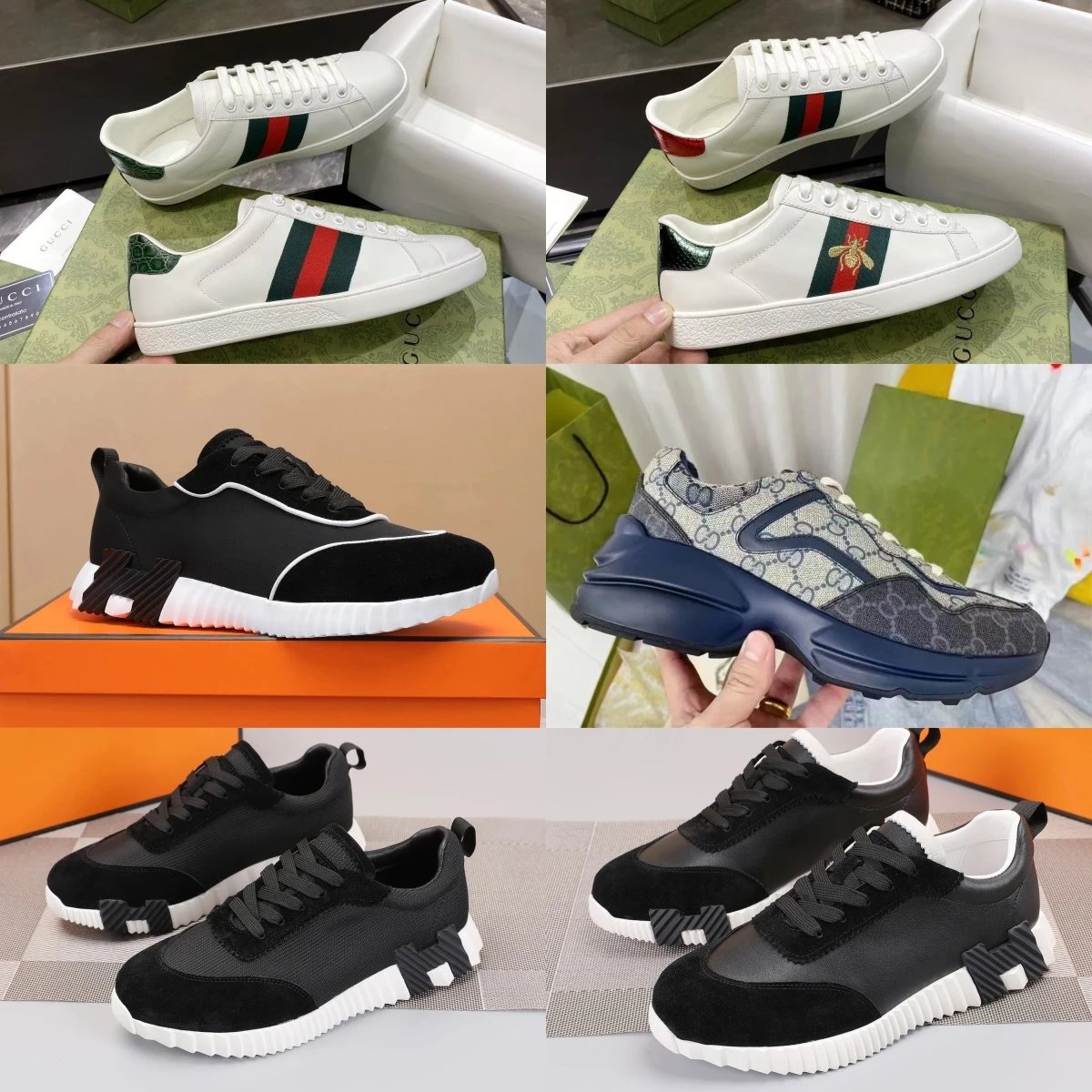 Hermes shoes & GUCCI shoes