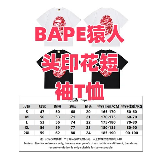 Printed short sleeved T-shirt