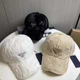 Prada Faux Fur Baseball Cap [3 styles]