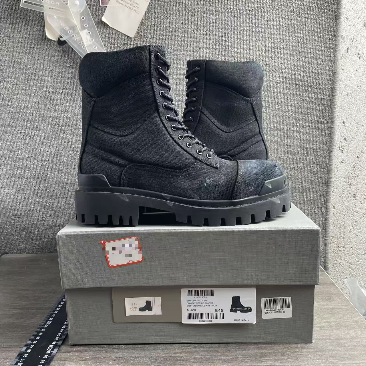 Paris high-top distressed SKU image