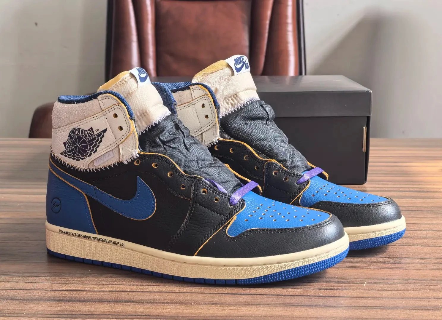 Jordan 1 Retro High Union LA Fragment Design