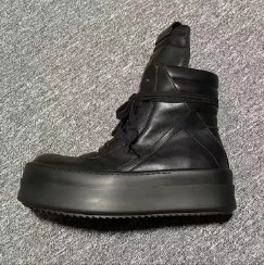 Inverted-triangle thick sole all-black SKU image