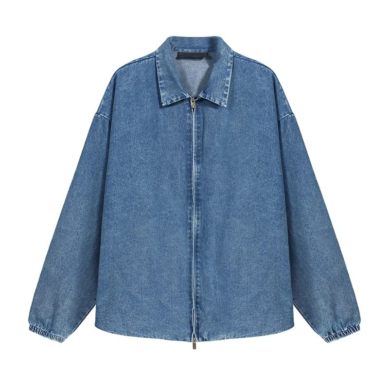 Zip Denim Jacket Shirt