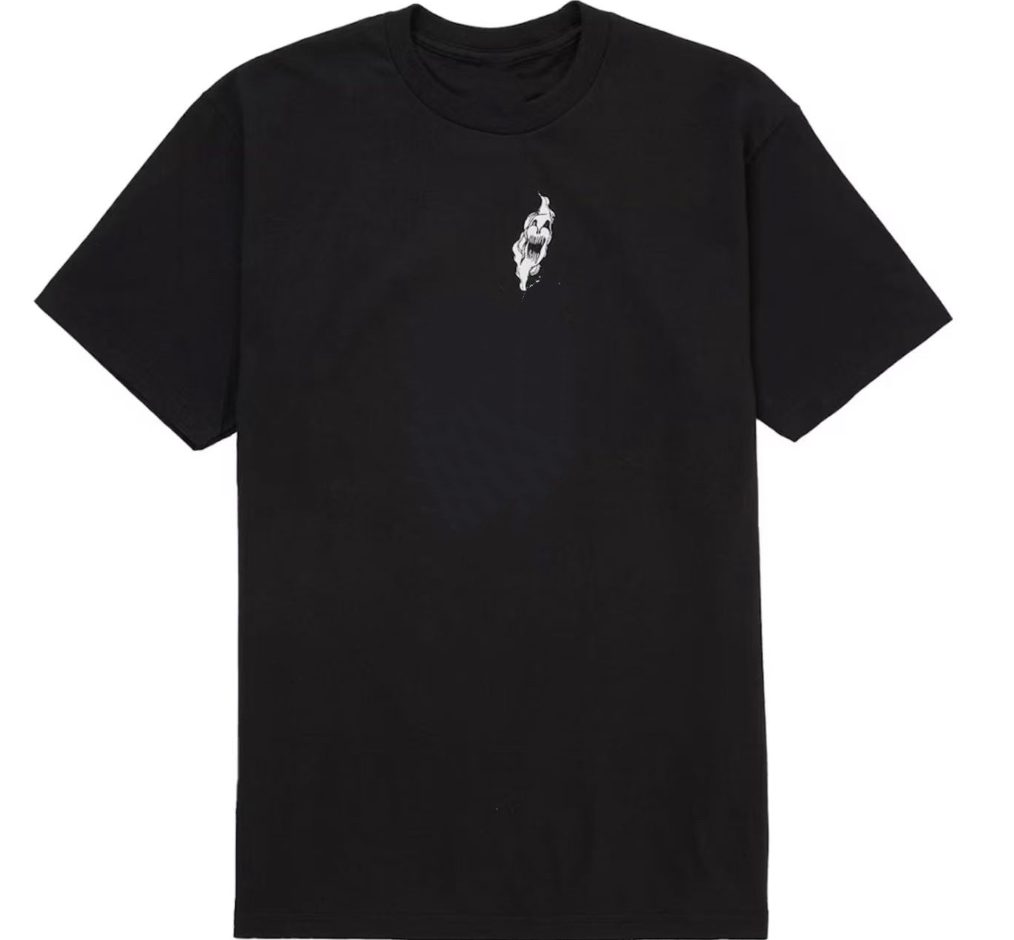 Sp Ghost Face Printed T-shirt Black