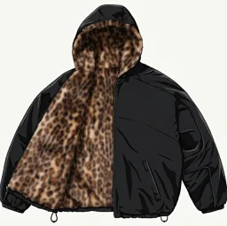 thumbnail for Leopard print in black and white