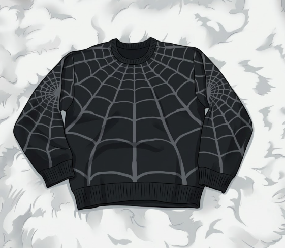 Spider sweater black