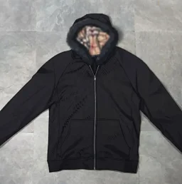 thumbnail for Baobaojia White Label black terry sweatshirt