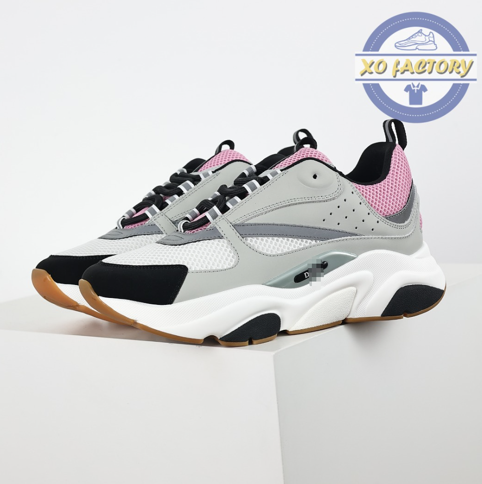 Gray Pink White