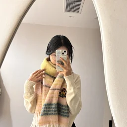 thumbnail for 2024 New Queen Mother Vivian Saturn Embroidery Shawl Wool Scarf Women's Winter Scarf