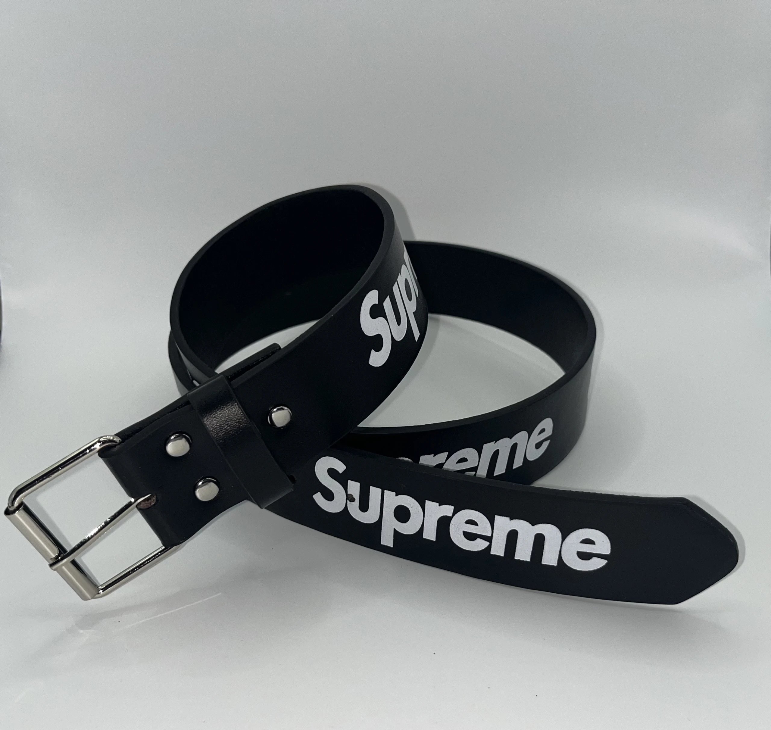 Supreme Box Logo Rubber Belt Black - 1