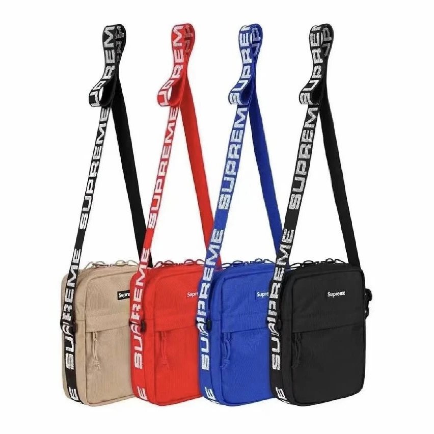 Sup eme 18SS 44TH SHOULDER BAG挎包单肩包 织带字母 斜挎包