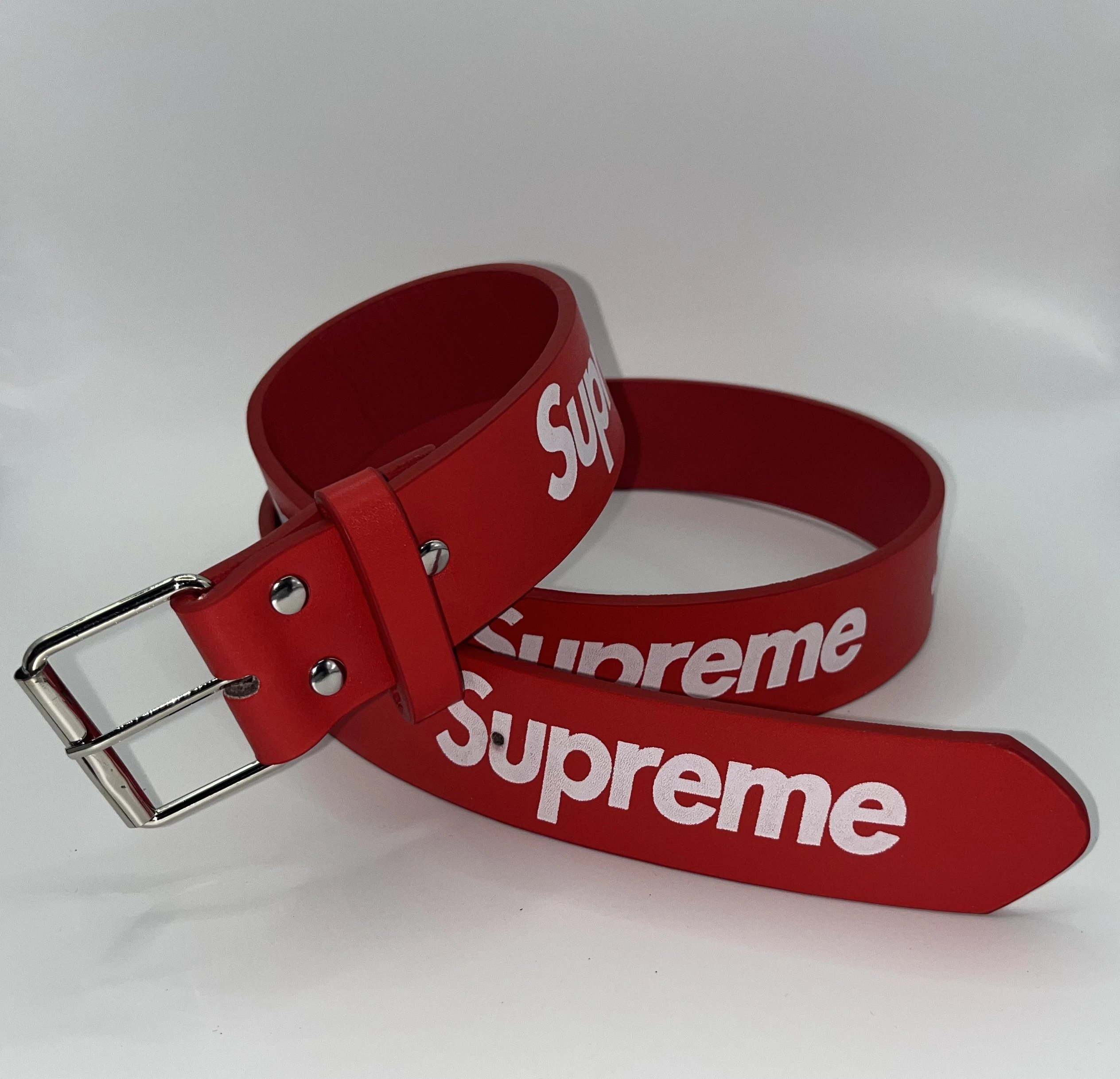 Supreme Box Logo Rubber Belt Black - 3