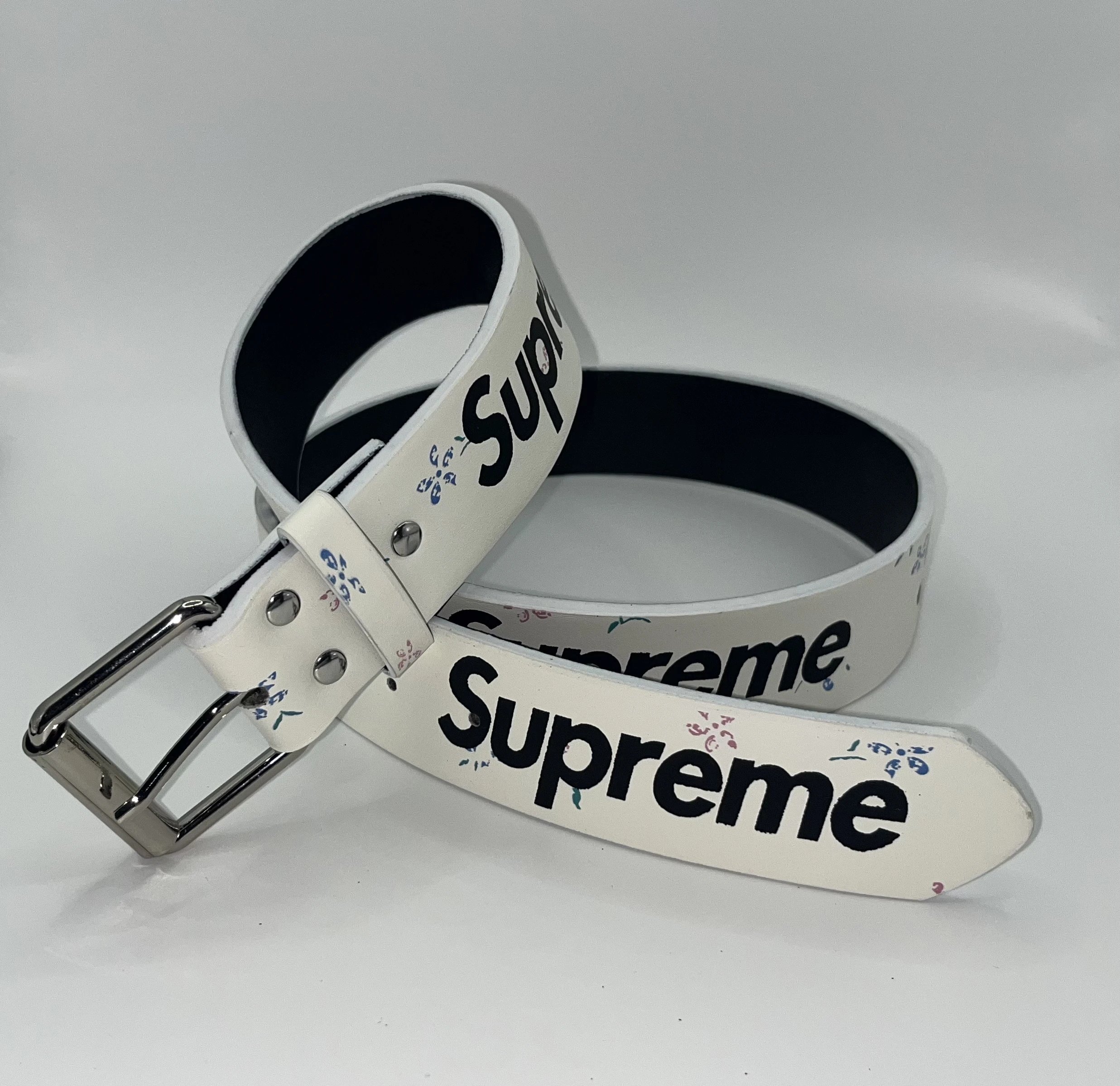 Supreme Box Logo Rubber Belt Black - 4