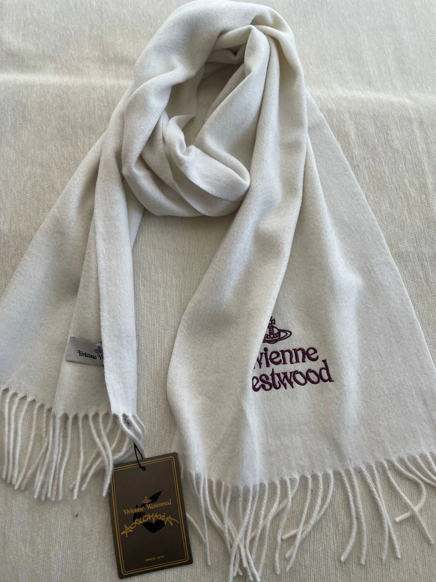 VWest Wool Embroidered Scarf Shawl photo 2