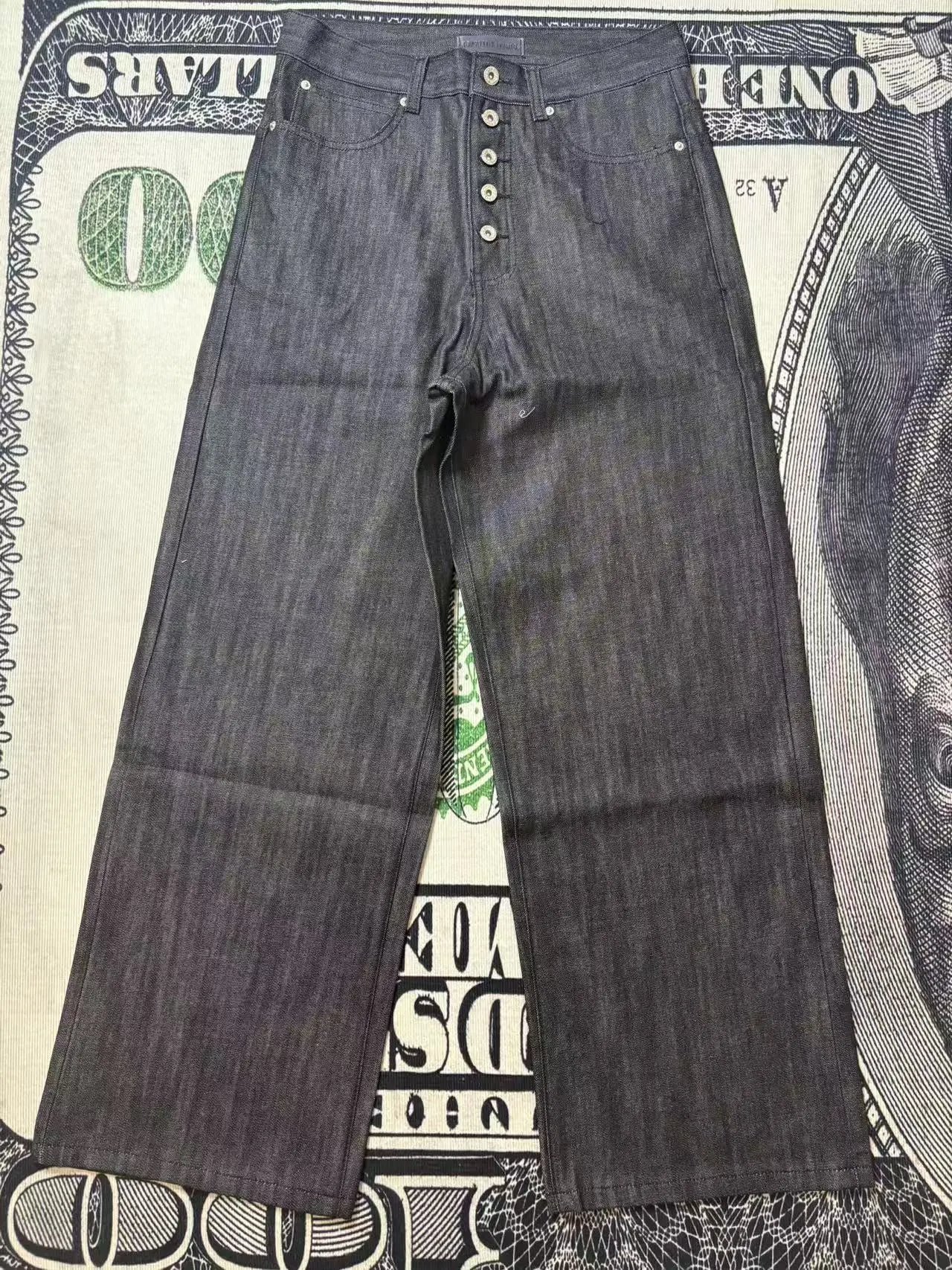 No Faith Studios Katana Baggy Jeans Limited Edition Japanese Raw Denim - Playboi Carti Style
