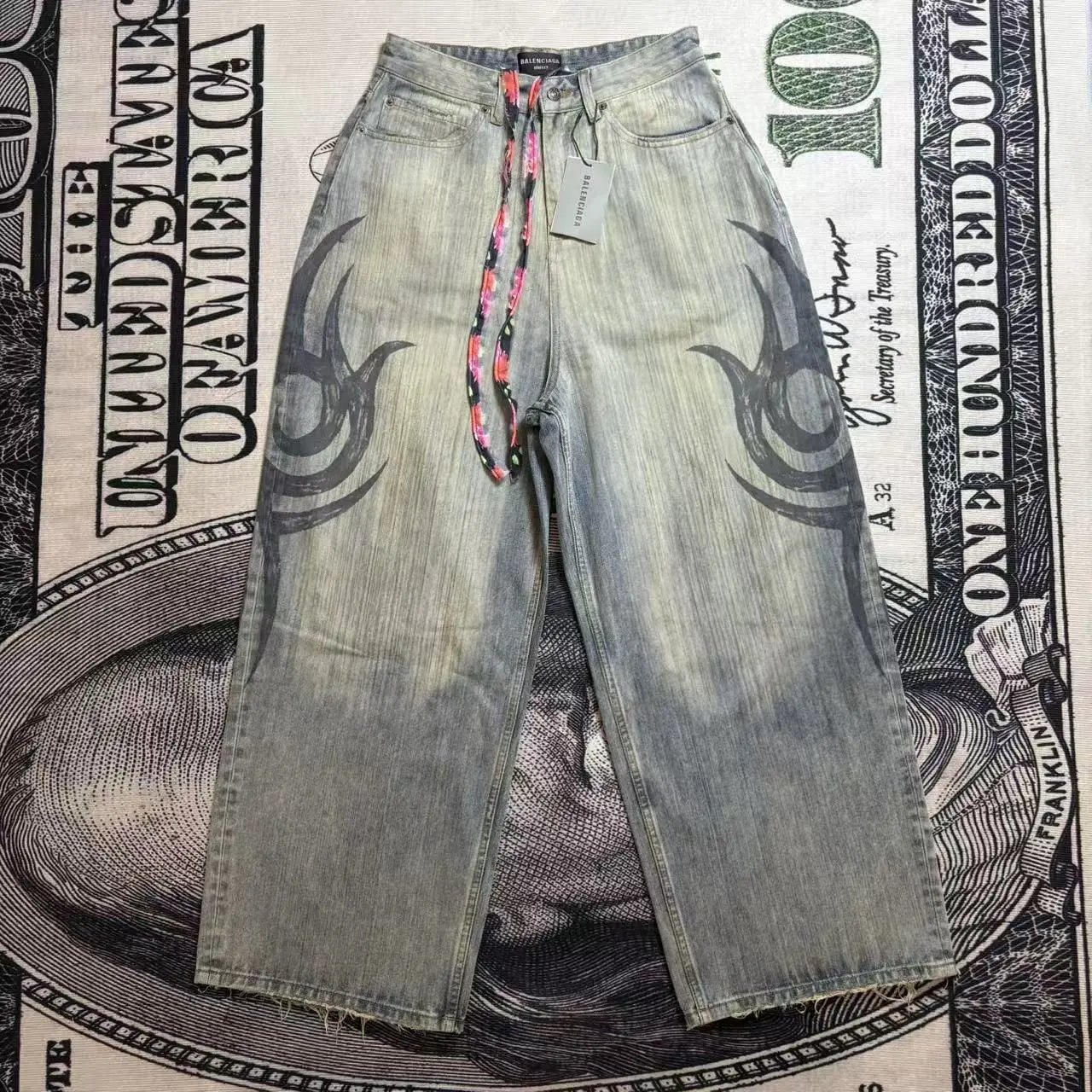 BLC New Dragon Pattern Jeans