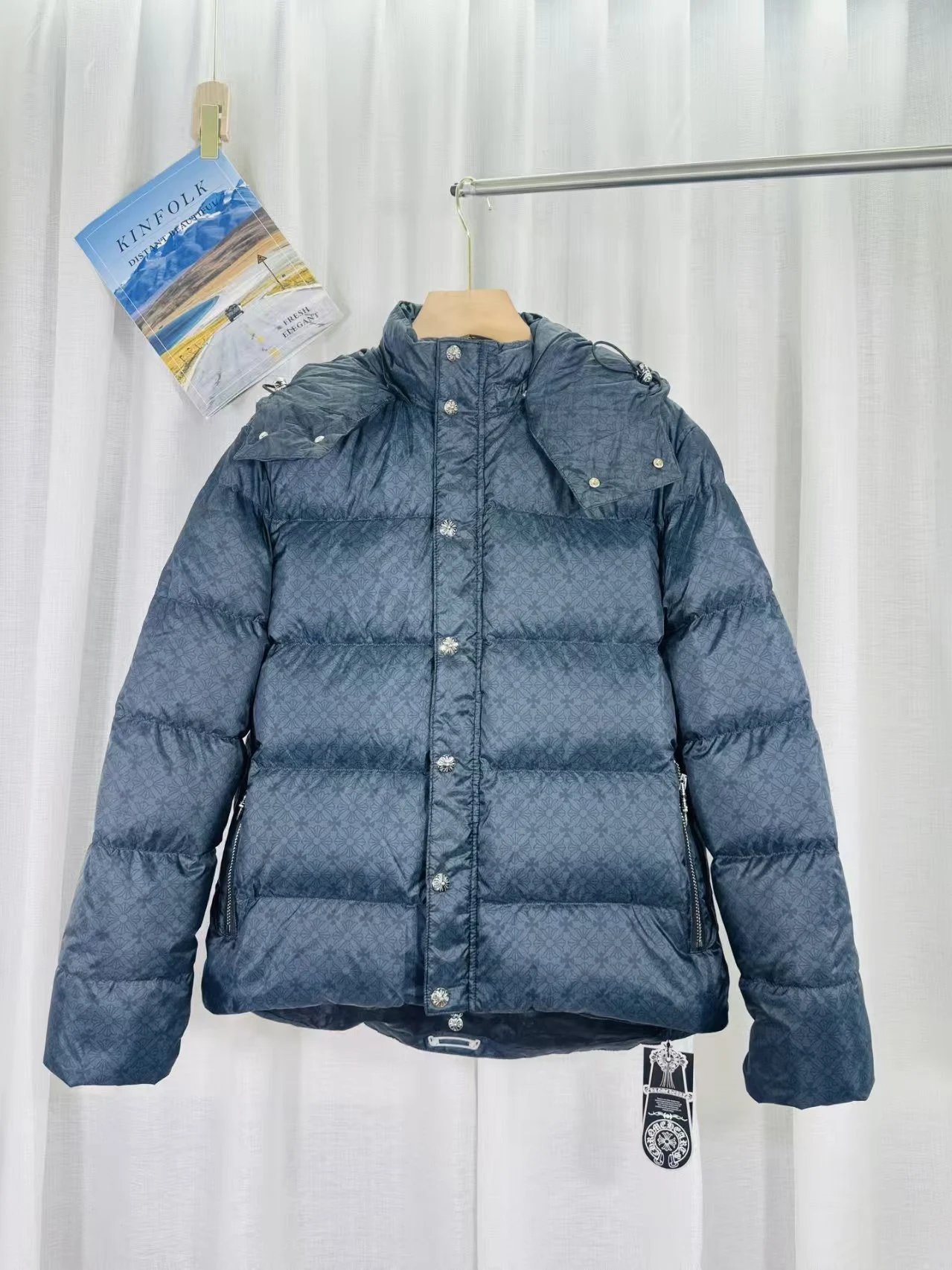 Chrome Hearts Down Jackets 8361 reversible hooded jacket image 3