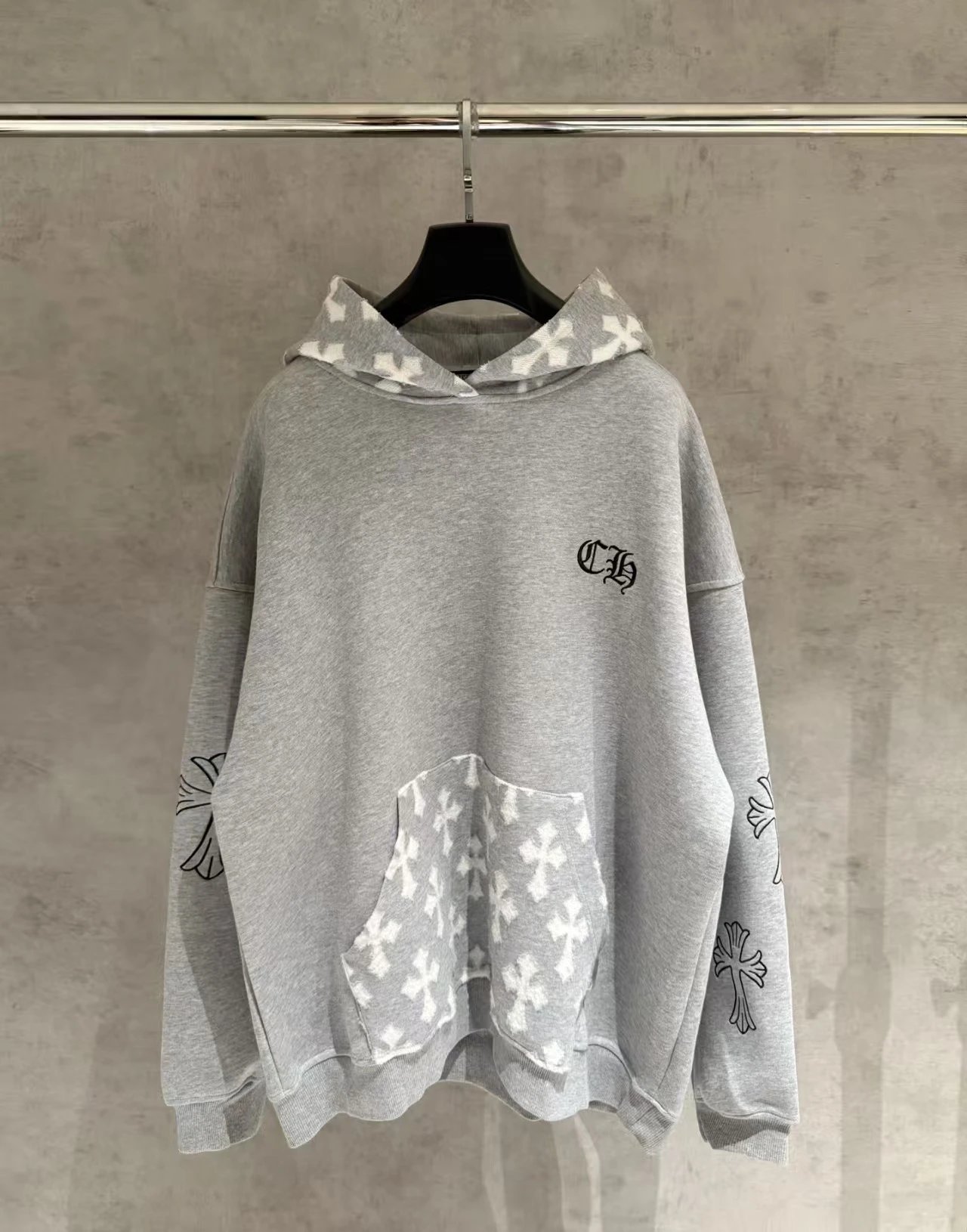 Chrome Hearts Down Jackets 8361 reversible hooded jacket — 12